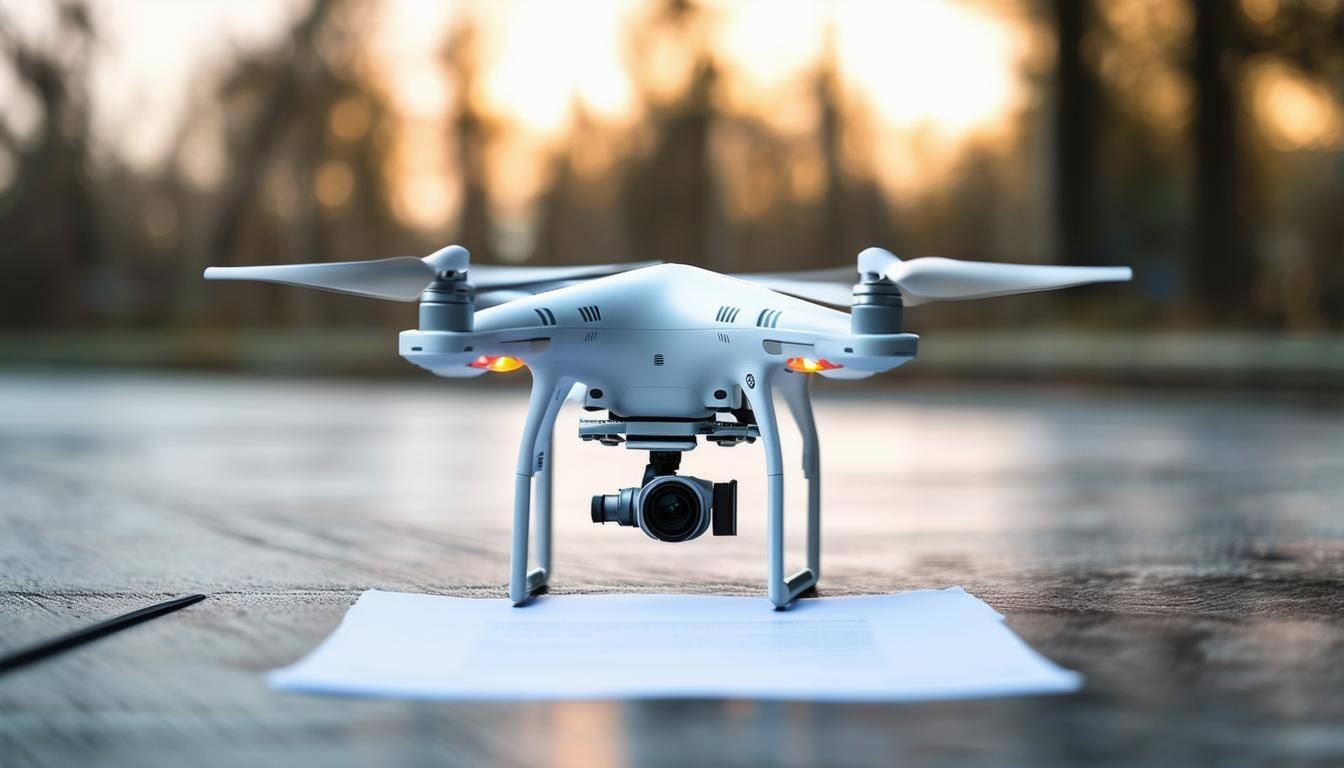 Create a contract paper of registering a drone